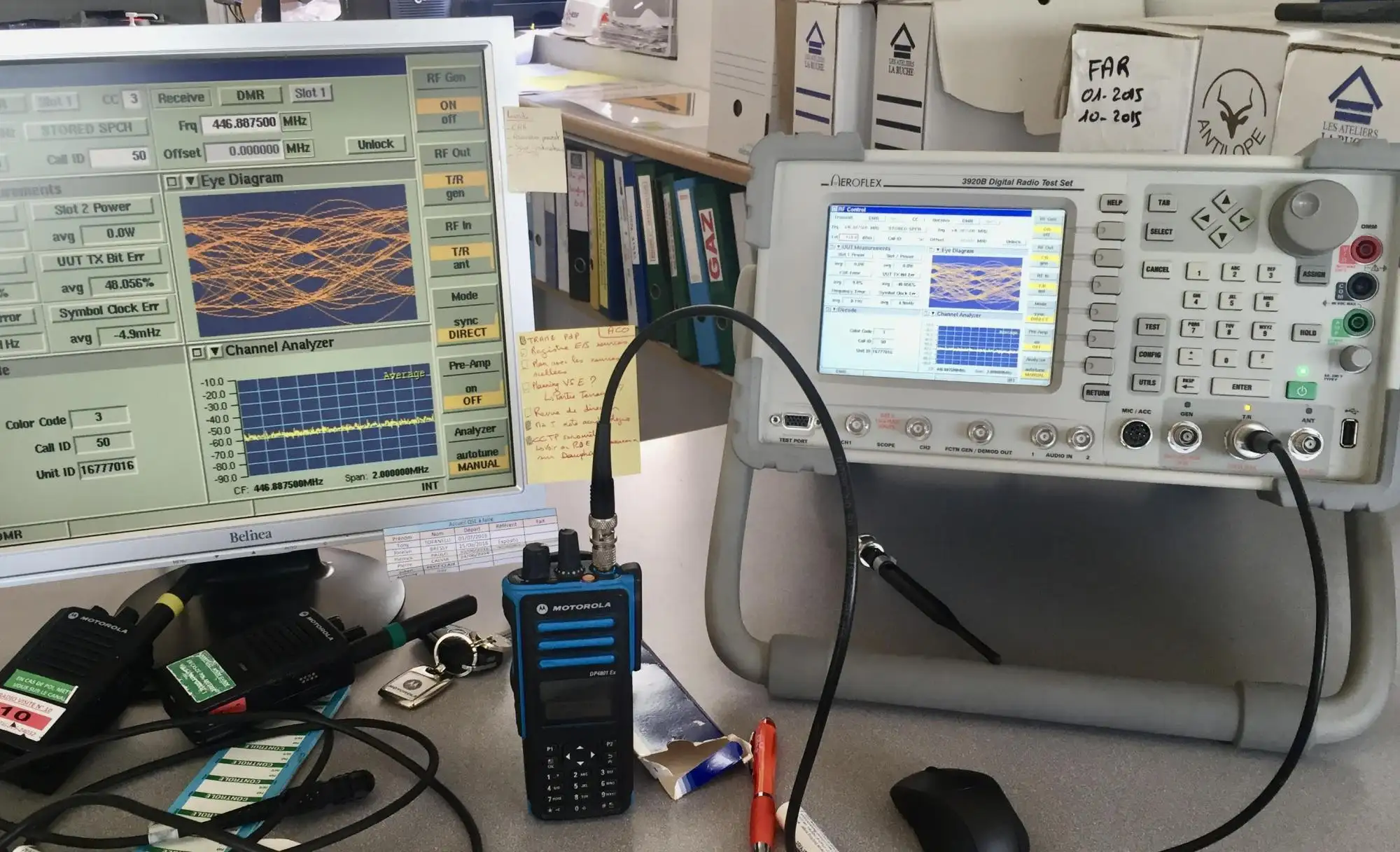 location radiocommunication - infra banc