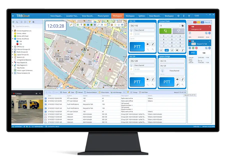 location talkie walkie motorola - Application